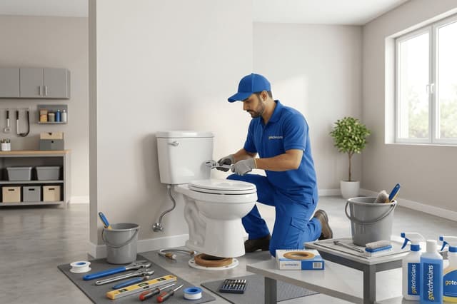 Toilet Commode Installation